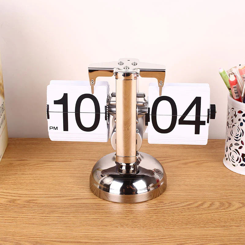 Retro Flip Table Clock