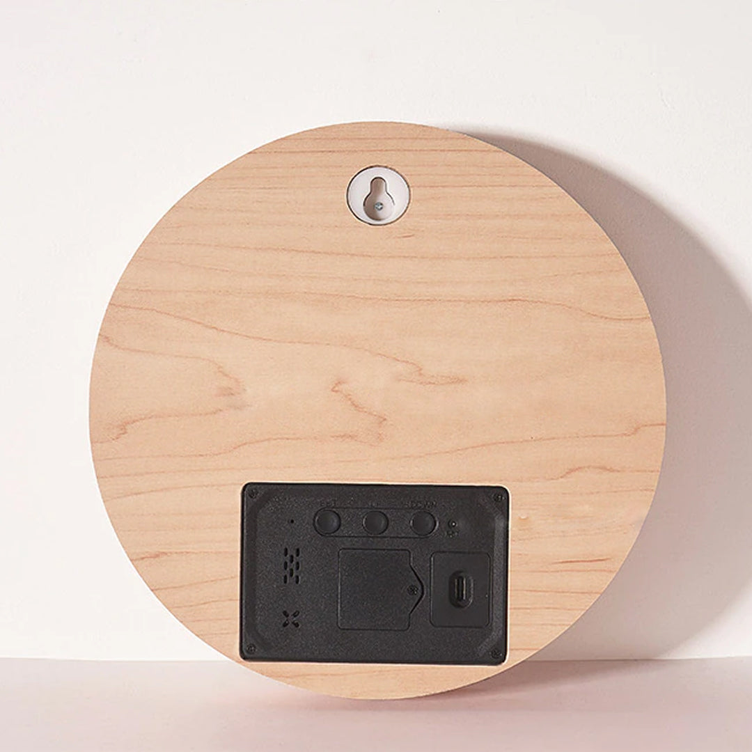 Wooden Aura LED Wall Clock