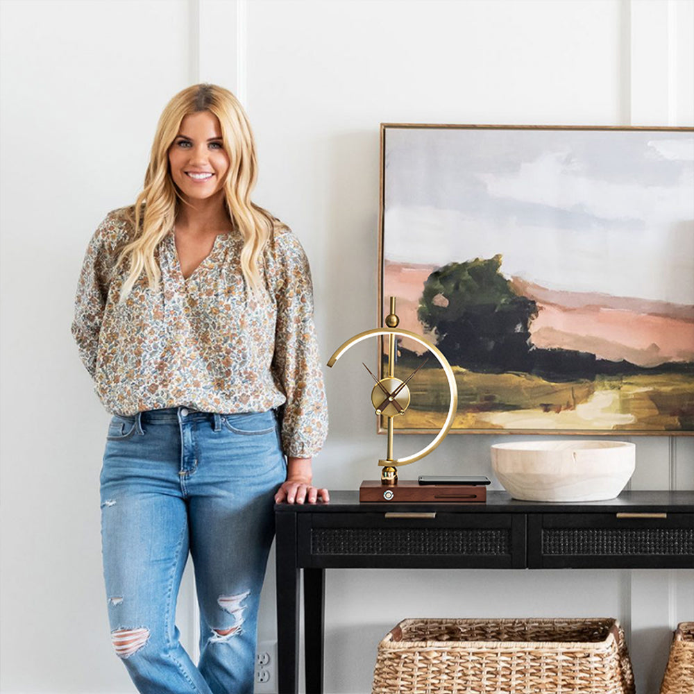 Palatino® Clock Lamp