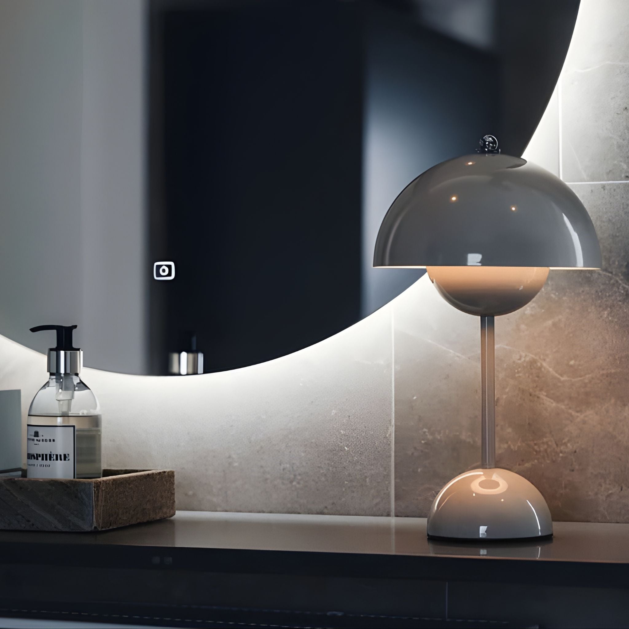 Portable Flowerbud Desk Lamp