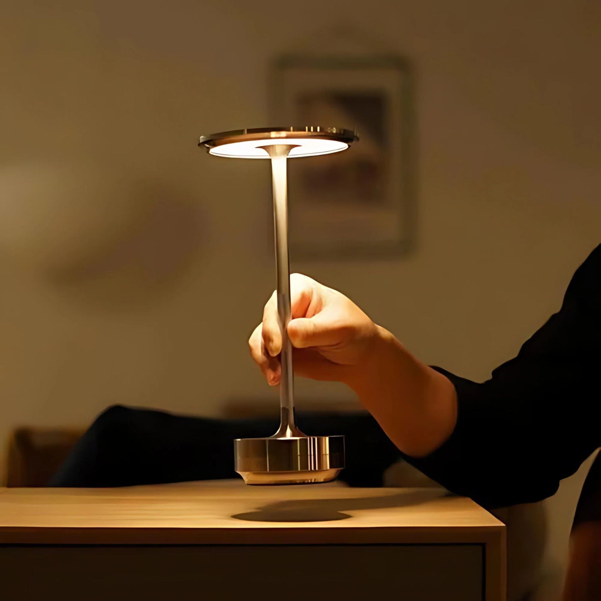 Portable Table Lamp Iron