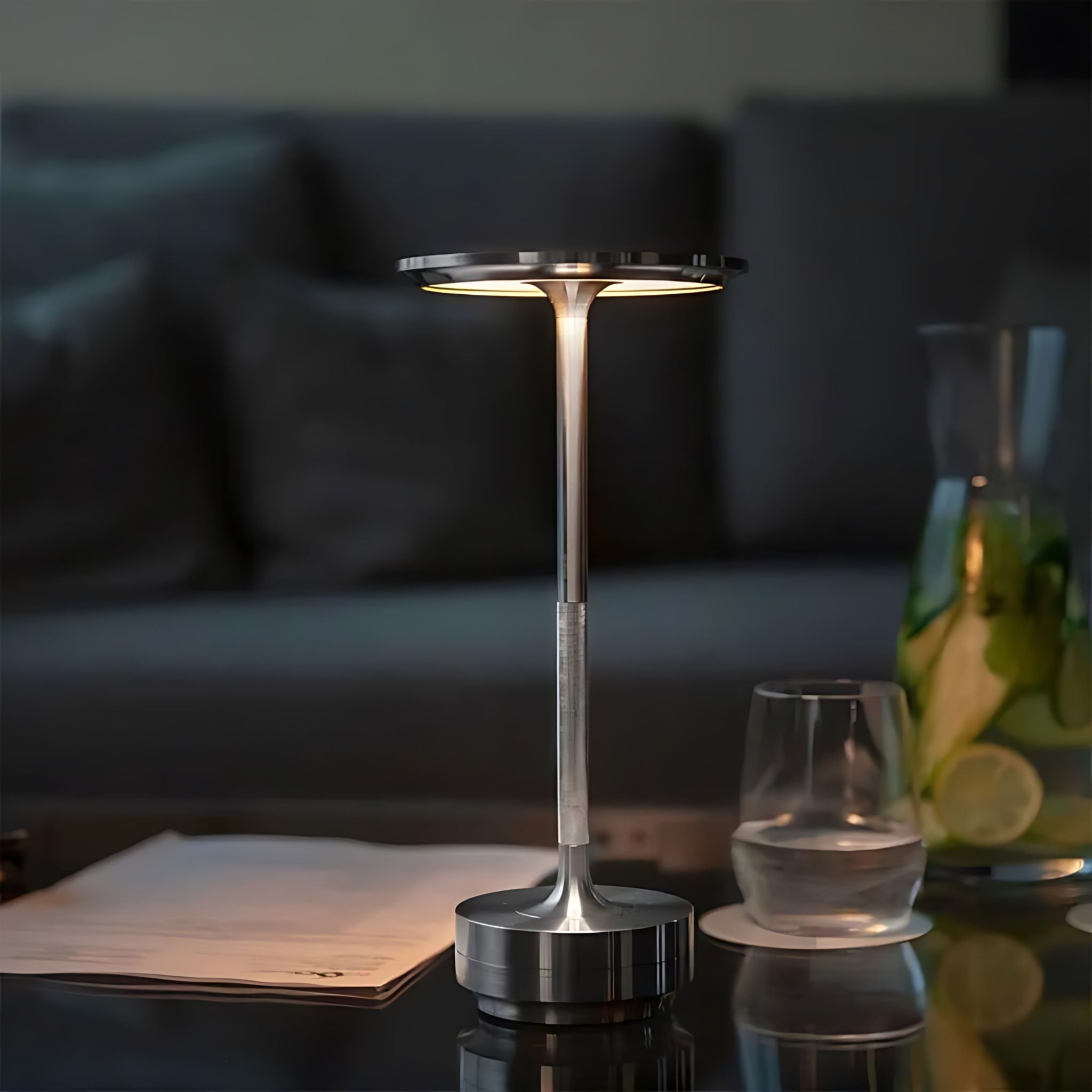 Portable Table Lamp Iron